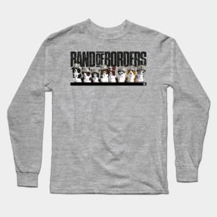 Band of Borders - Snow Black Long Sleeve T-Shirt